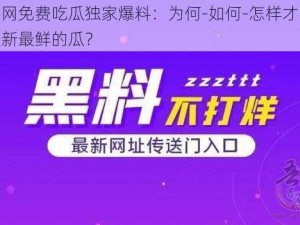 黑客网免费吃瓜独家爆料：为何-如何-怎样才能吃到最新最鲜的瓜？