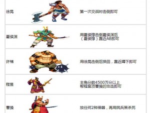 三国战纪2全人物出招详解及策略指南