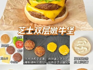 美味汉堡制作秘诀：精选材料，独特配方，打造完美口感