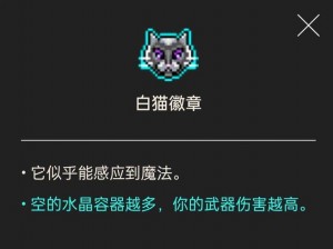 霓虹深渊无限白猫徽章功能揭秘：全面解析白猫徽章的作用与影响