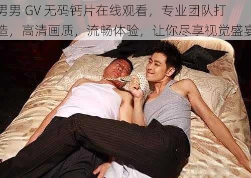 男男 GV 无码钙片在线观看，专业团队打造，高清画质，流畅体验，让你尽享视觉盛宴