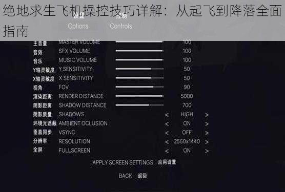 绝地求生飞机操控技巧详解：从起飞到降落全面指南