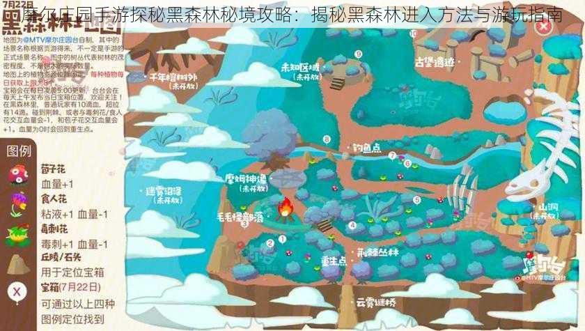 摩尔庄园手游探秘黑森林秘境攻略：揭秘黑森林进入方法与游玩指南