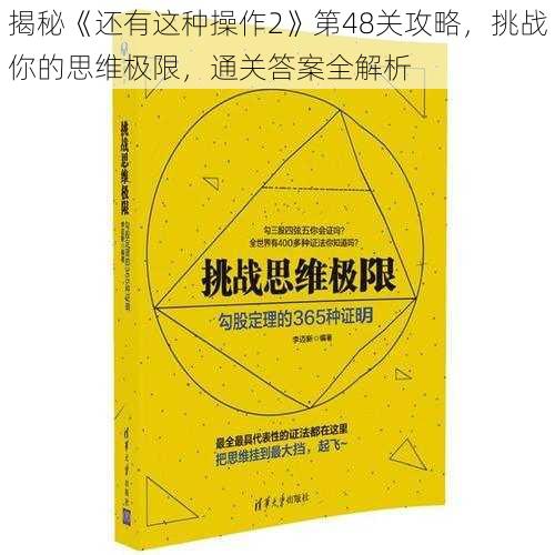 揭秘《还有这种操作2》第48关攻略，挑战你的思维极限，通关答案全解析