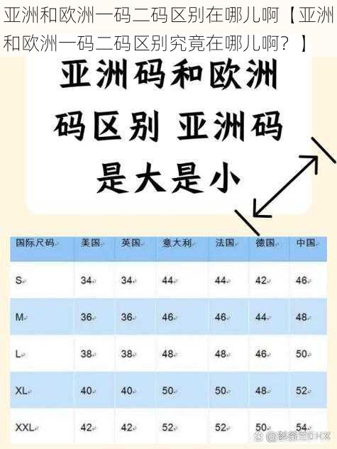 亚洲和欧洲一码二码区别在哪儿啊【亚洲和欧洲一码二码区别究竟在哪儿啊？】