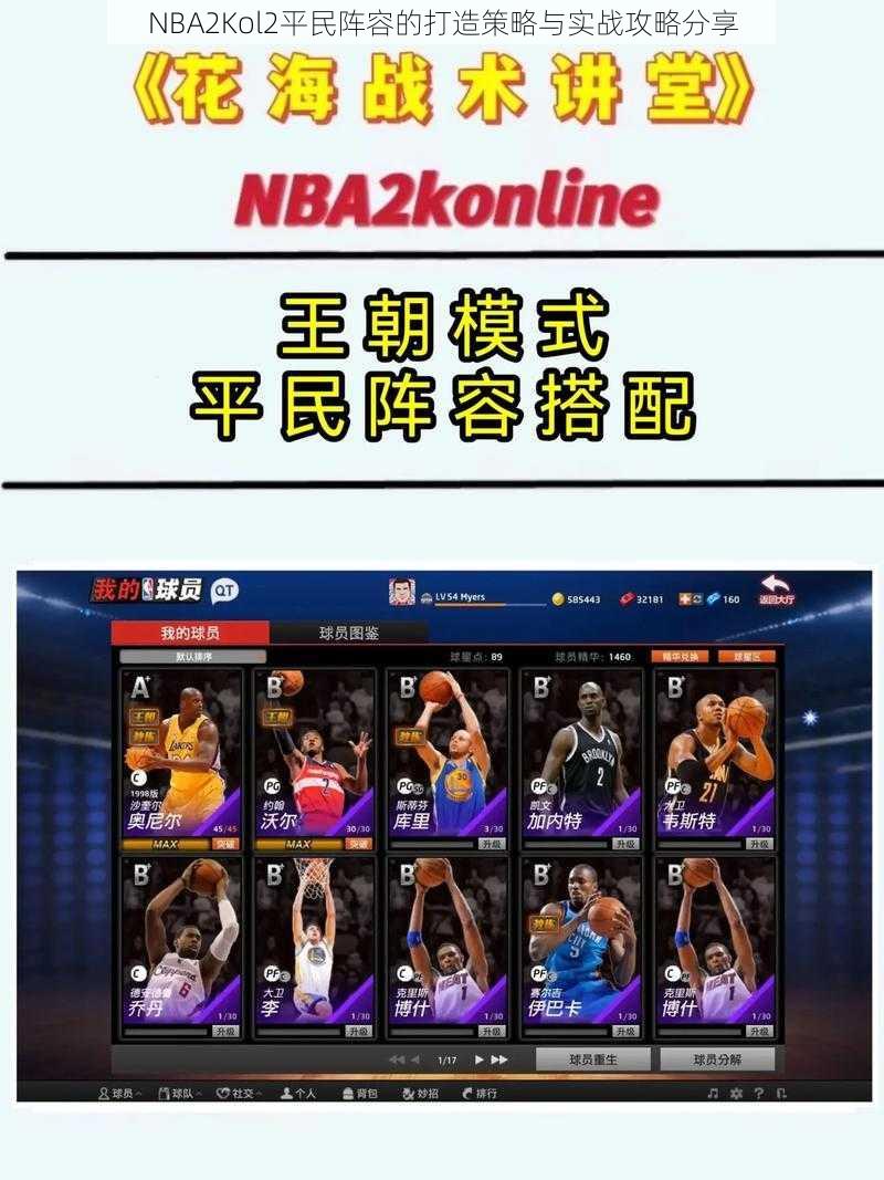 NBA2Kol2平民阵容的打造策略与实战攻略分享