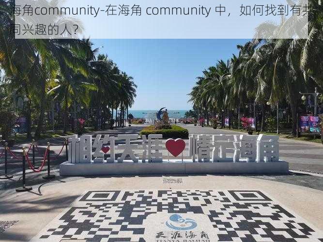 海角community-在海角 community 中，如何找到有共同兴趣的人？