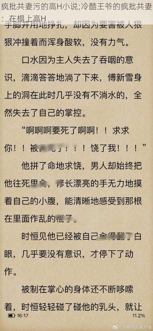 疯批共妻污的高H小说;冷酷王爷的疯批共妻：在榻上高H