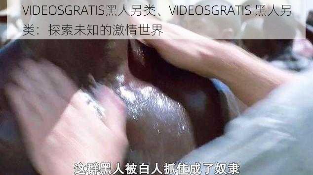 VIDEOSGRATIS黑人另类、VIDEOSGRATIS 黑人另类：探索未知的激情世界