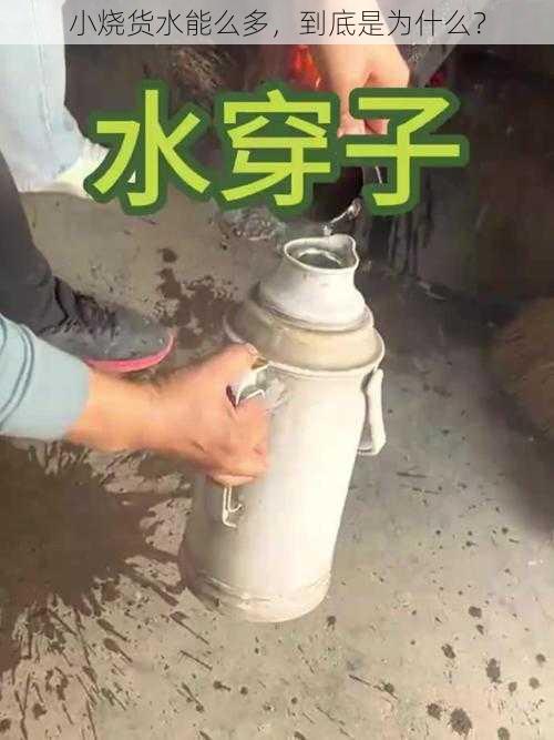 小烧货水能么多，到底是为什么？