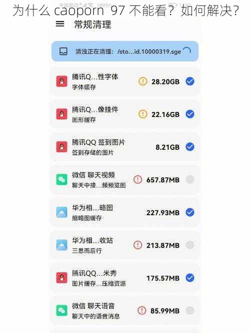 为什么 caoporn  97 不能看？如何解决？