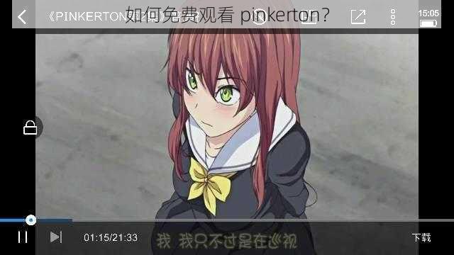 如何免费观看 pinkerton？