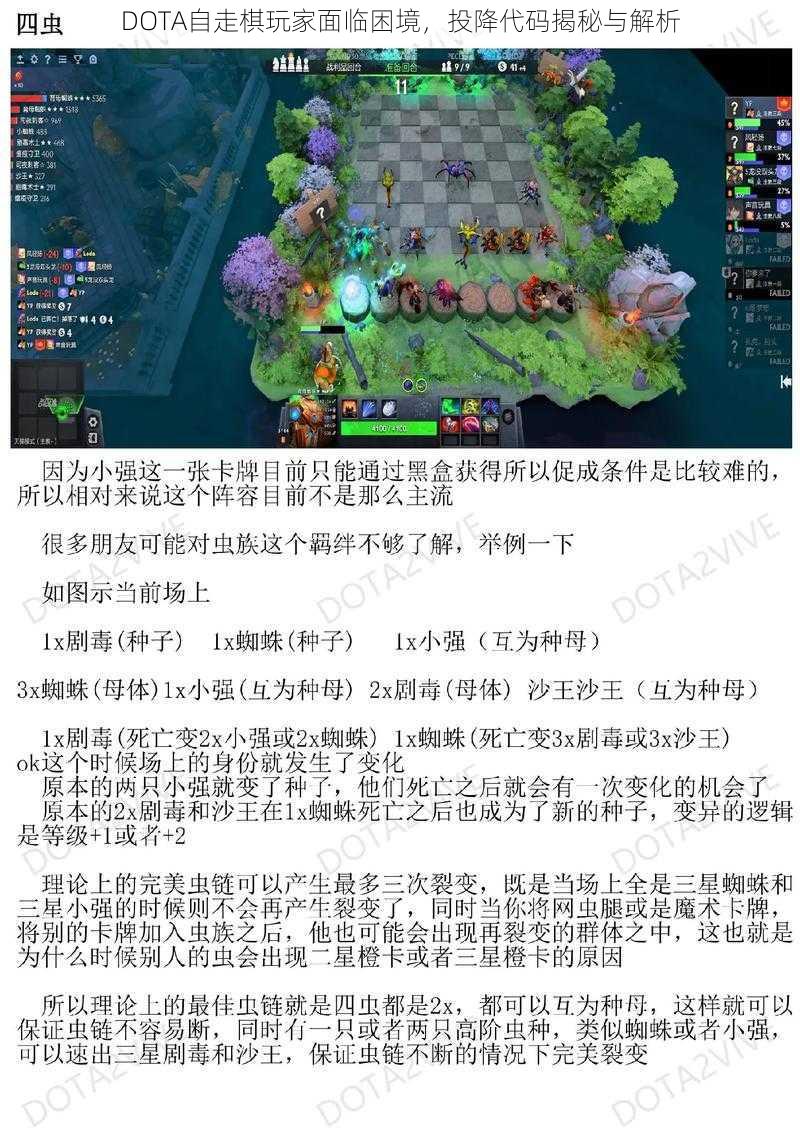 DOTA自走棋玩家面临困境，投降代码揭秘与解析