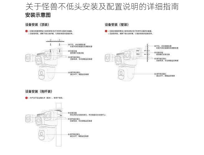 关于怪兽不低头安装及配置说明的详细指南