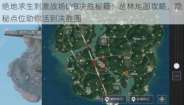 绝地求生刺激战场LYB决胜秘籍：丛林地图攻略，隐秘点位助你活到决胜圈